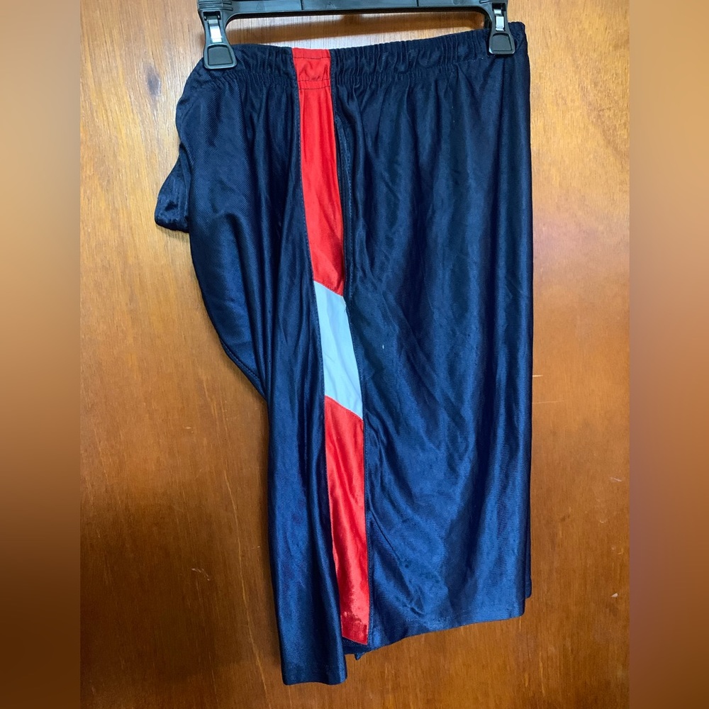 Men’s 2X blue red white athletic shorts. Players Express Collection brand
